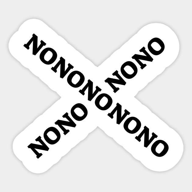 No Sticker by WordsGames